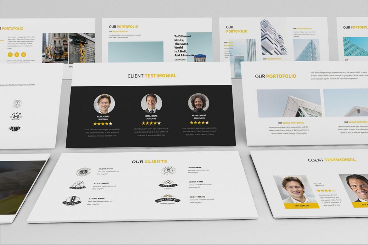 Construction Keynote Presentation - view 9