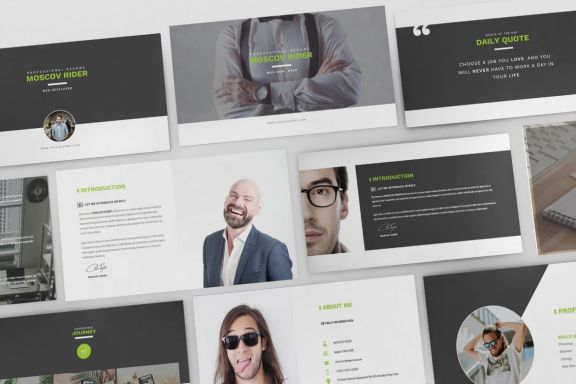 Resume CV Powerpoint Template