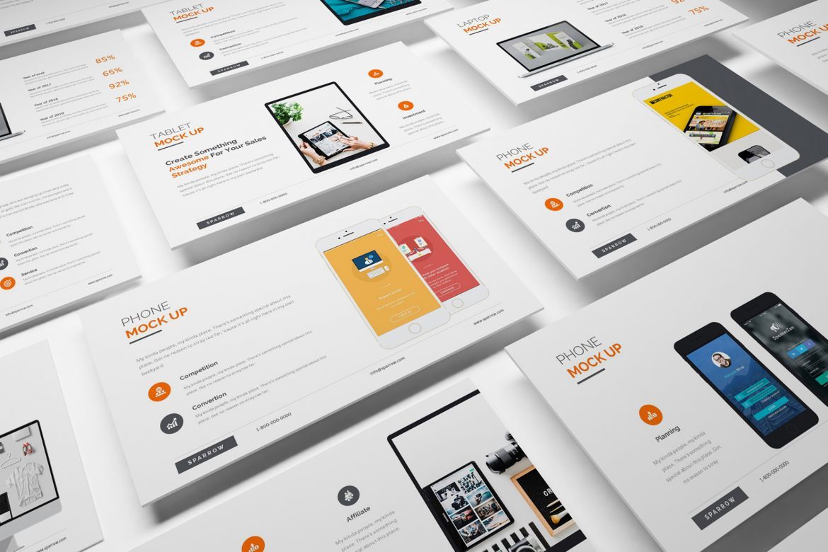 Sparrow - Creative Agency Keynote - view 6