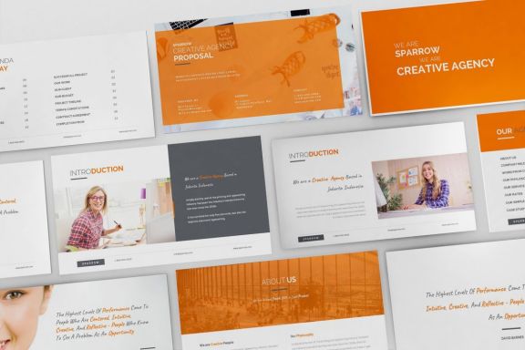 Sparrow - Creative Agency Powerpoint