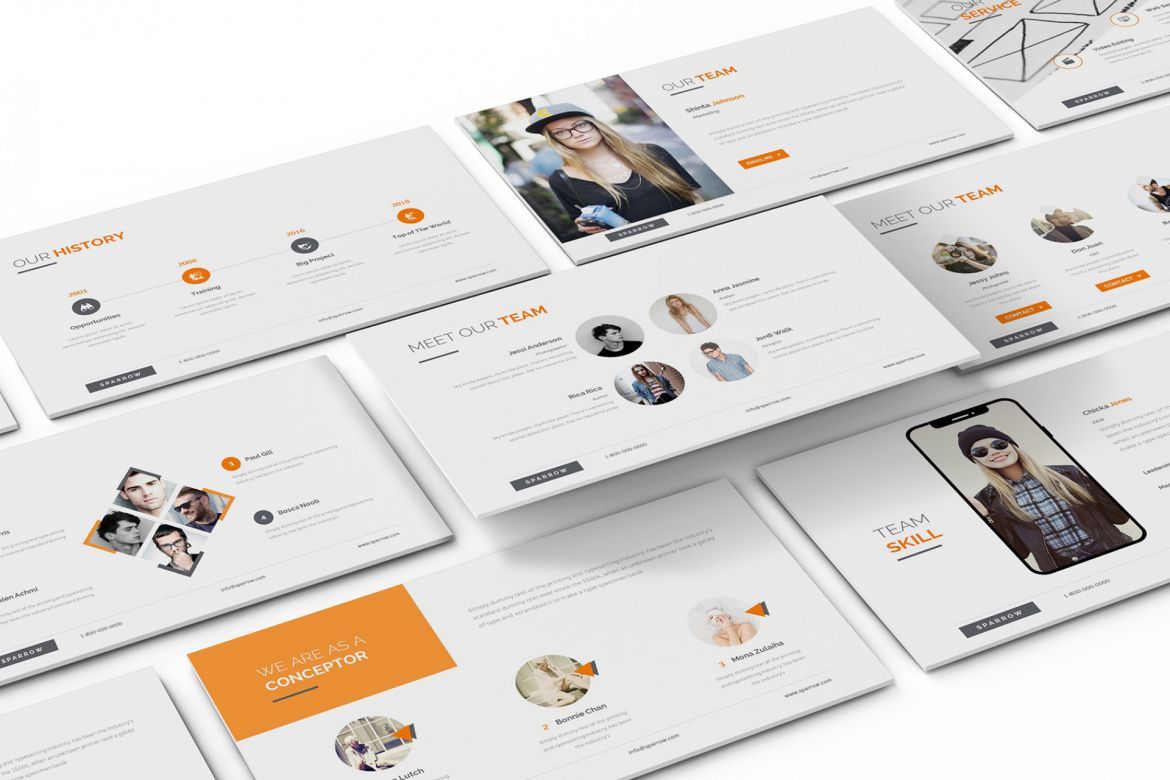 Sparrow - Creative Agency Powerpoint - view 7