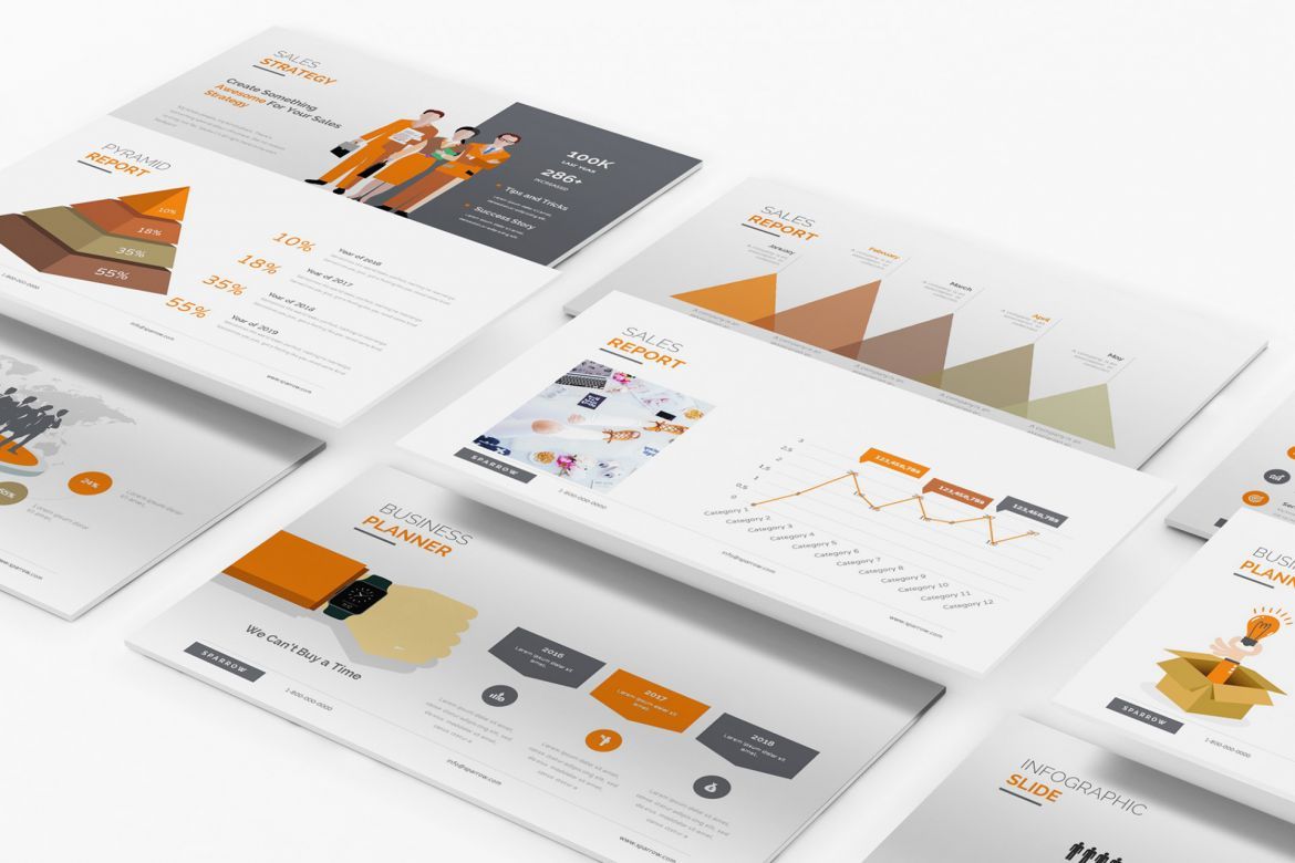 Sparrow - Creative Google Slides - view 10