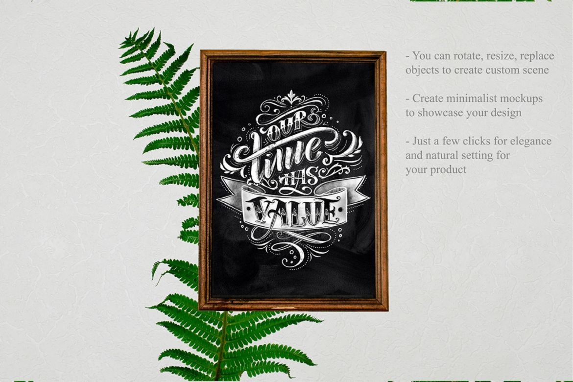 ChalkBoard And Fern Scene Creator alternate