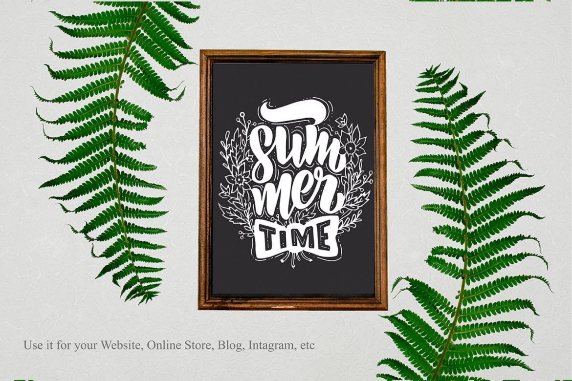 ChalkBoard And Fern Scene Creator - view 3