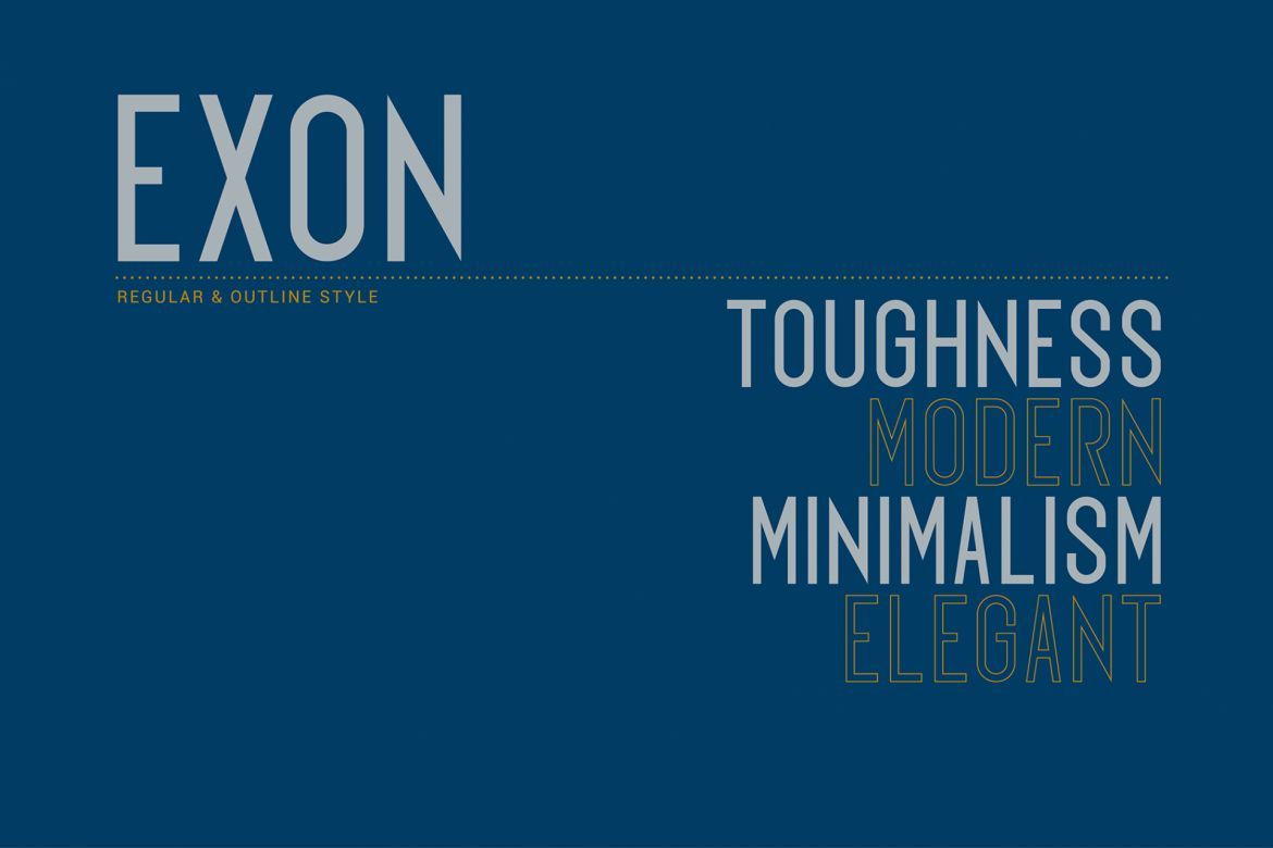 Exon Sans Serif alternate