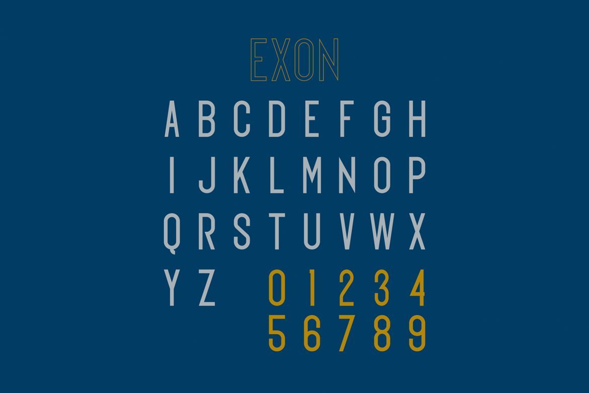 Exon Sans Serif - view 3