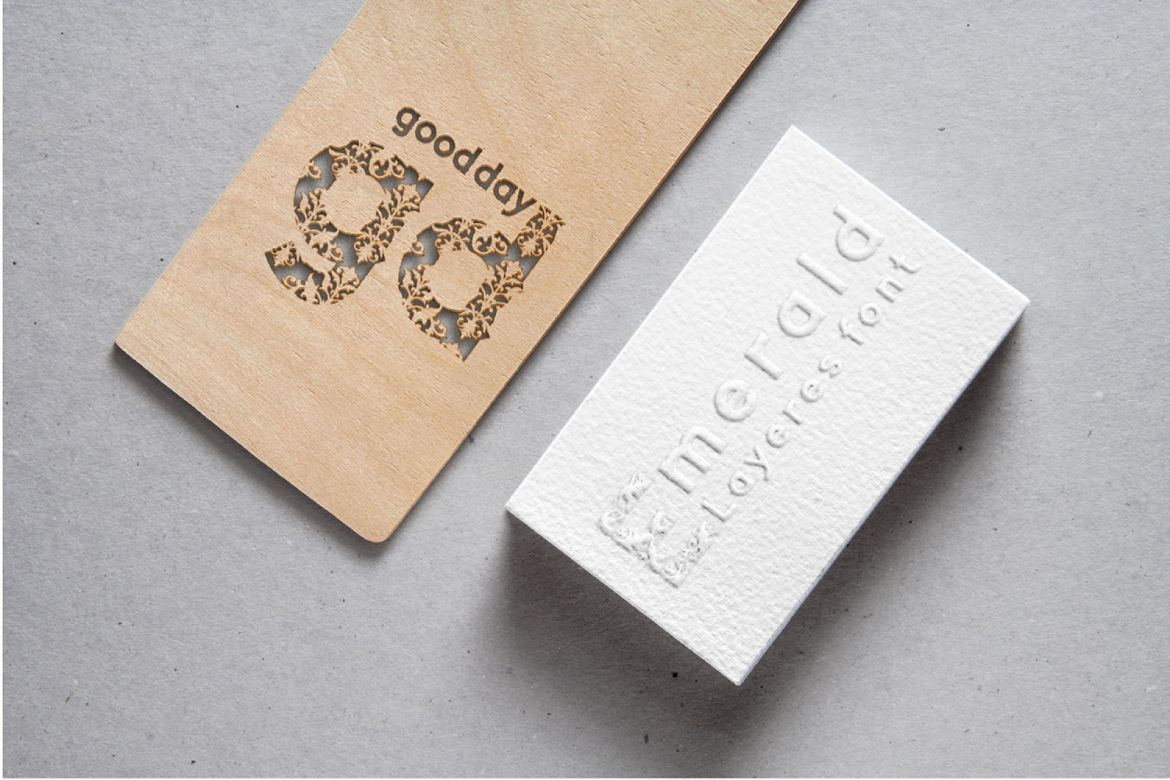 Emerald Display Font alt