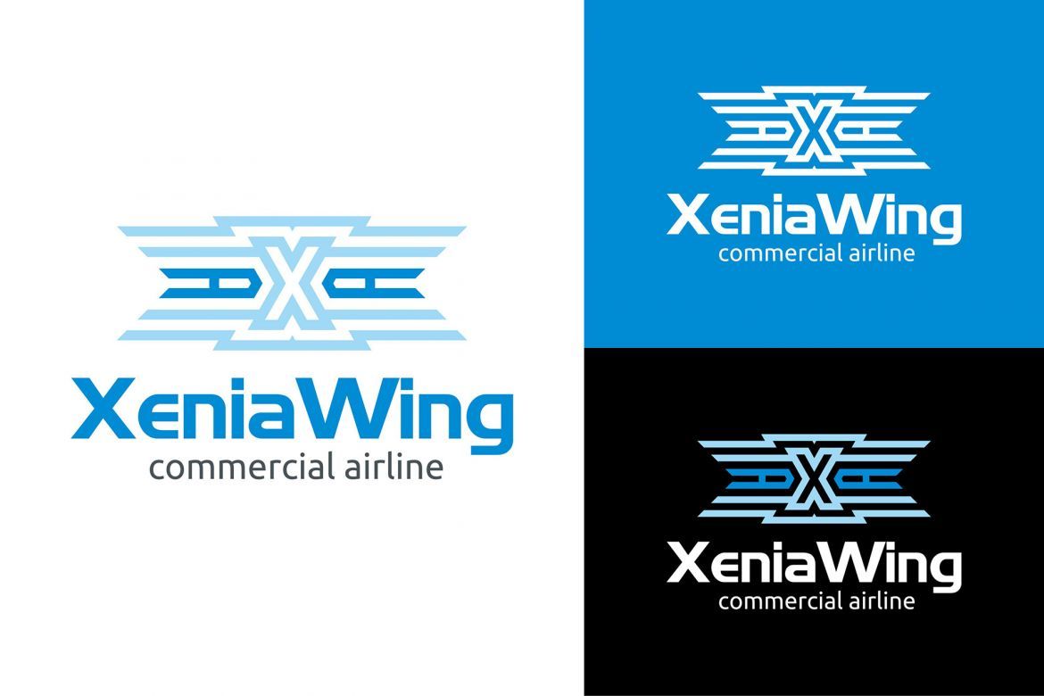 Xenia Wing Logo - view 2