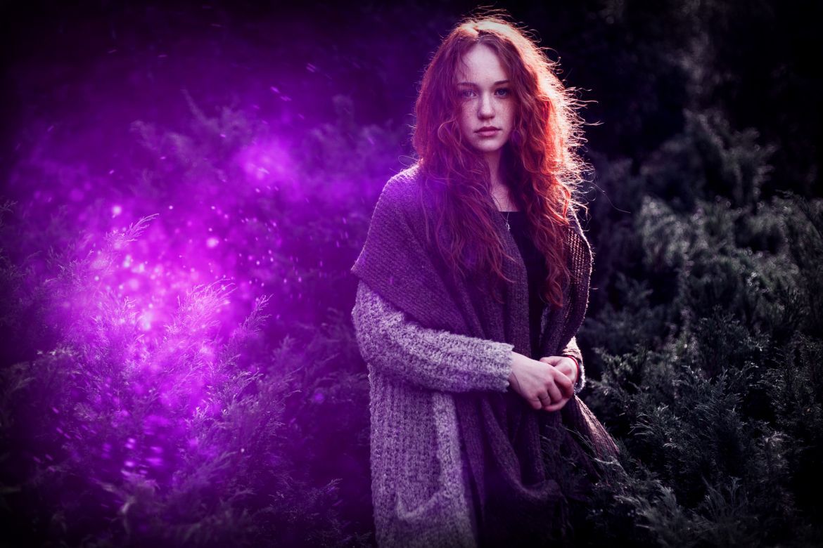 27 Purple Particle Photo Overlays - view 3