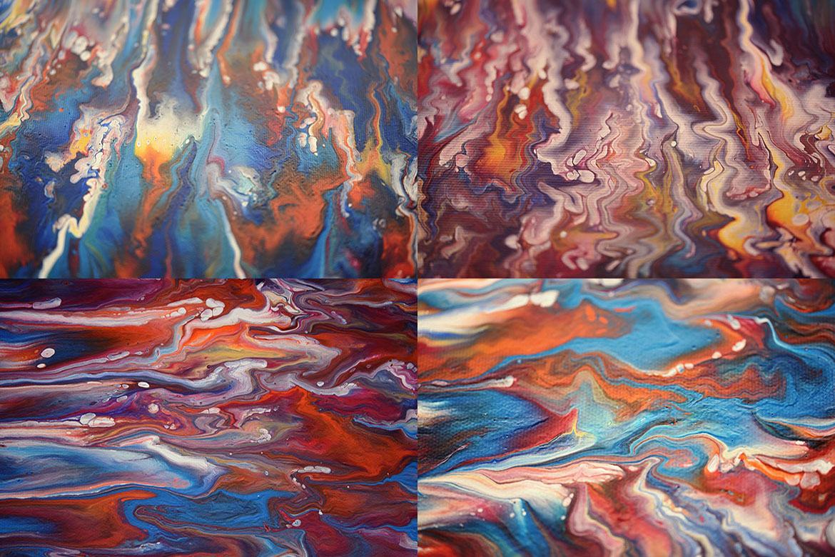 8 Free Artistic Paint Backgrounds - view 5