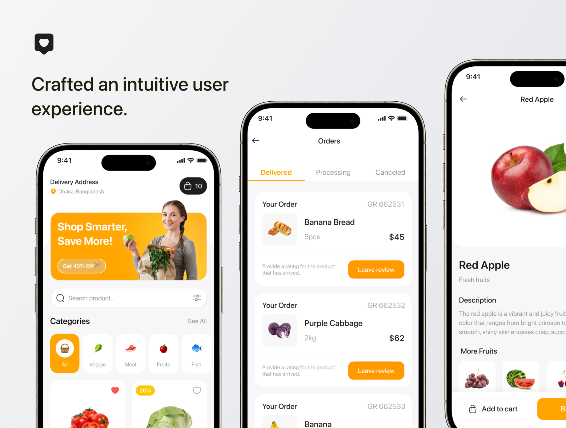 Grancarty - Grocery Store Mobile App UI Kit - view 6