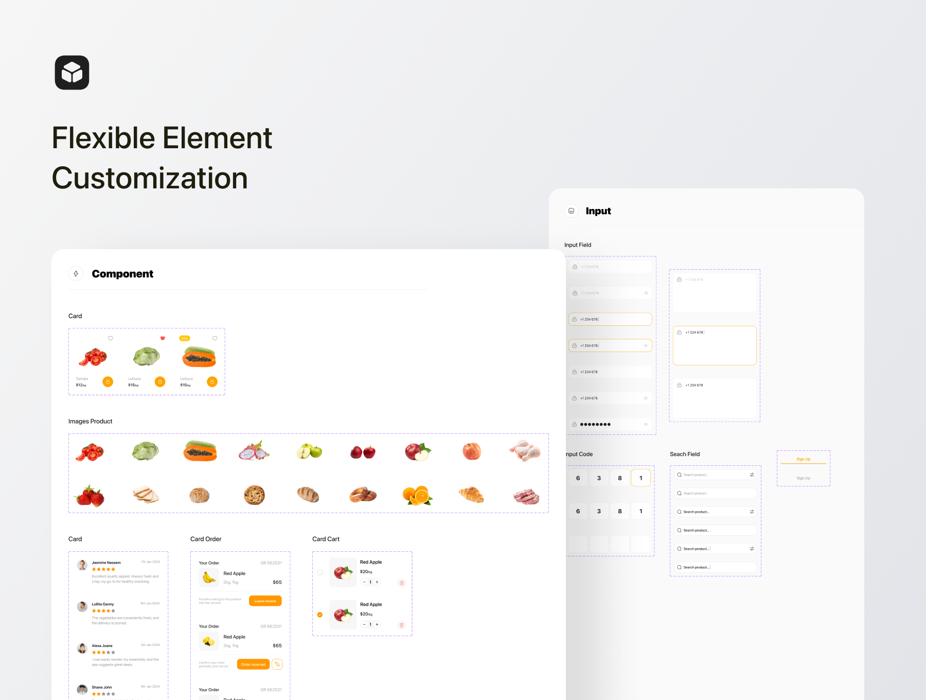 Grancarty - Grocery Store Mobile App UI Kit - view 4
