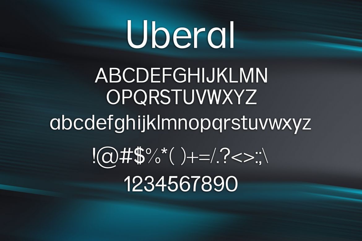 Uberal Font - view 2