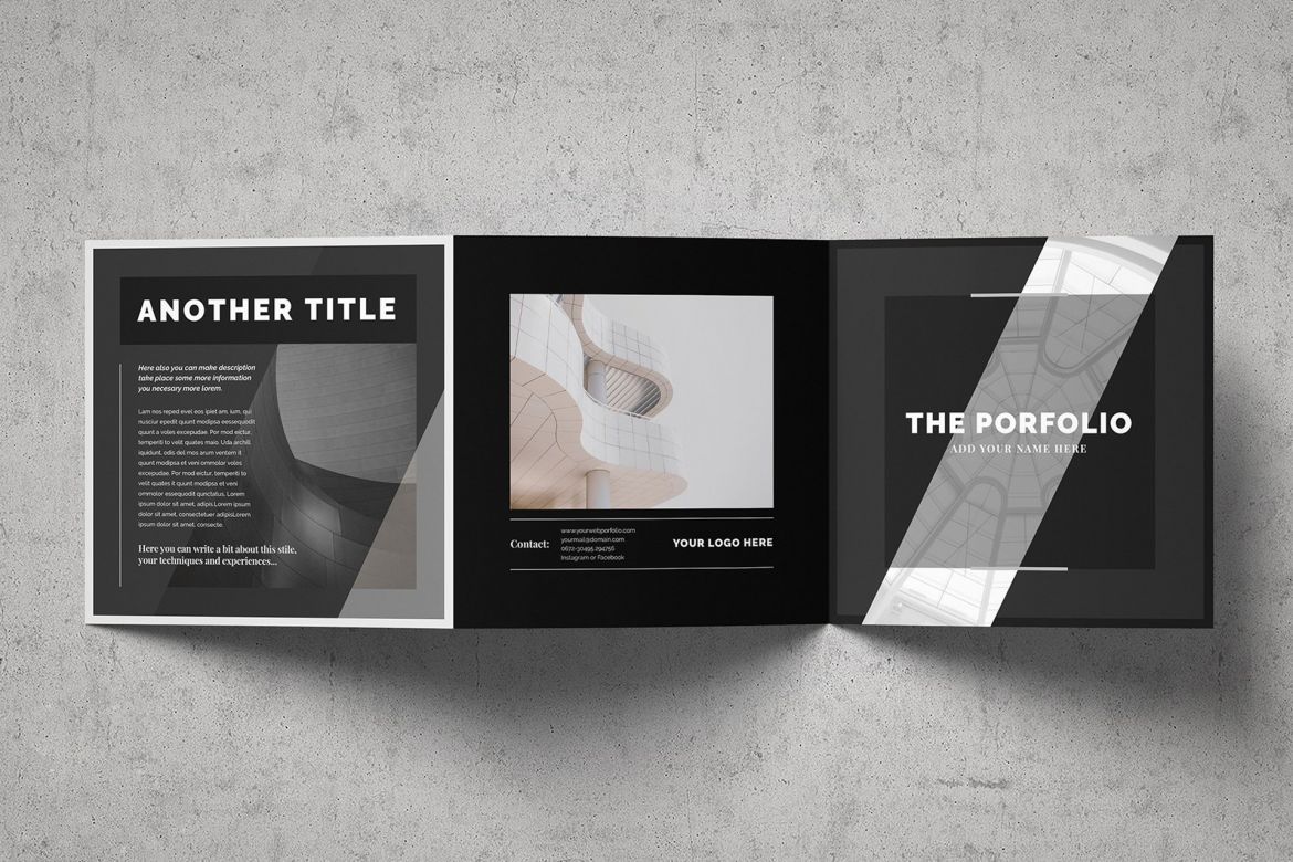 Multipurpose Square Brochure - view 4