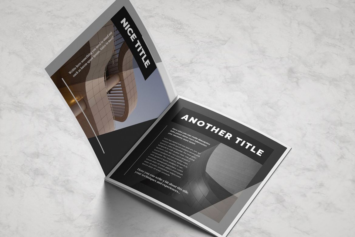 Multipurpose Square Brochure - view 5