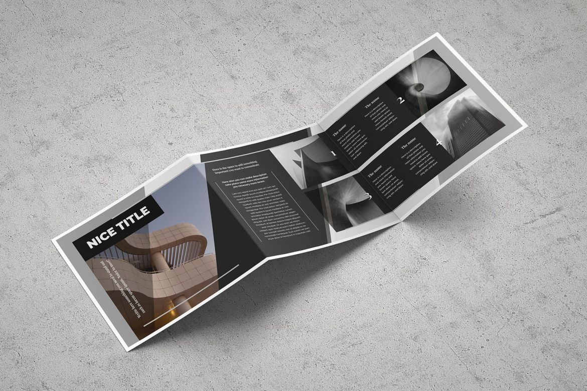 Multipurpose Square Brochure - view 6