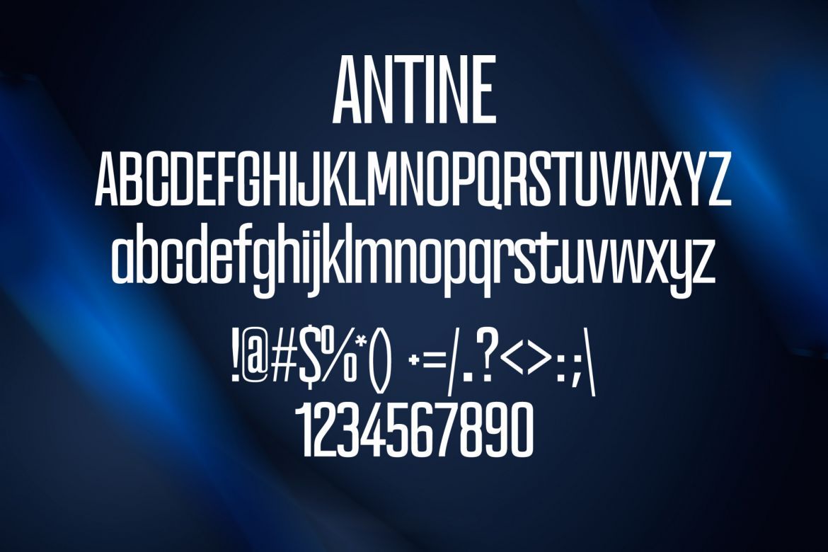 Antine Font alternate