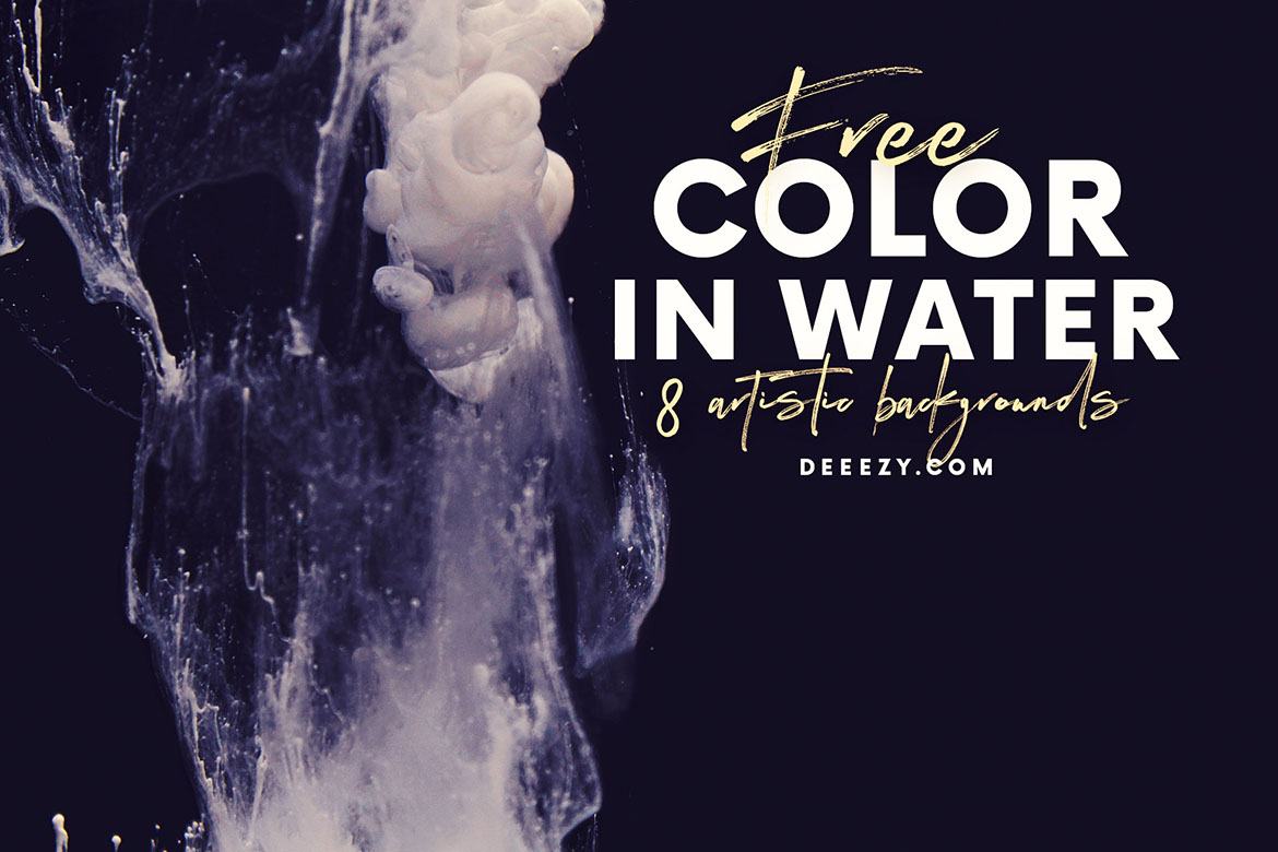 8 Free Color in Water Backgrounds - view 3