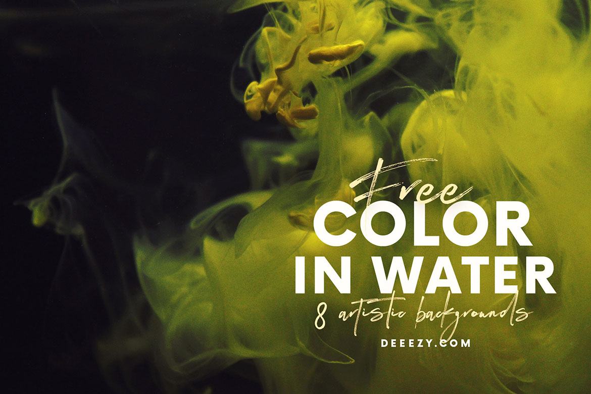 8 Free Color in Water Backgrounds - view 4