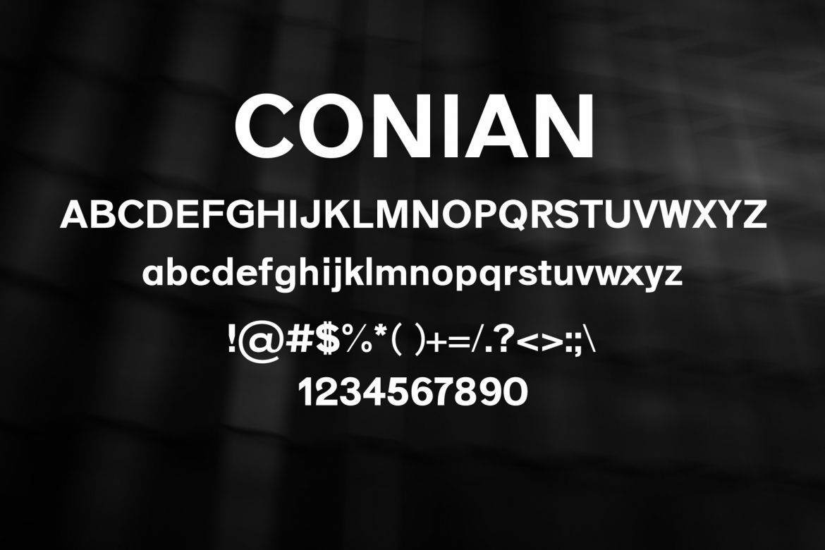 Conian Font - view 2