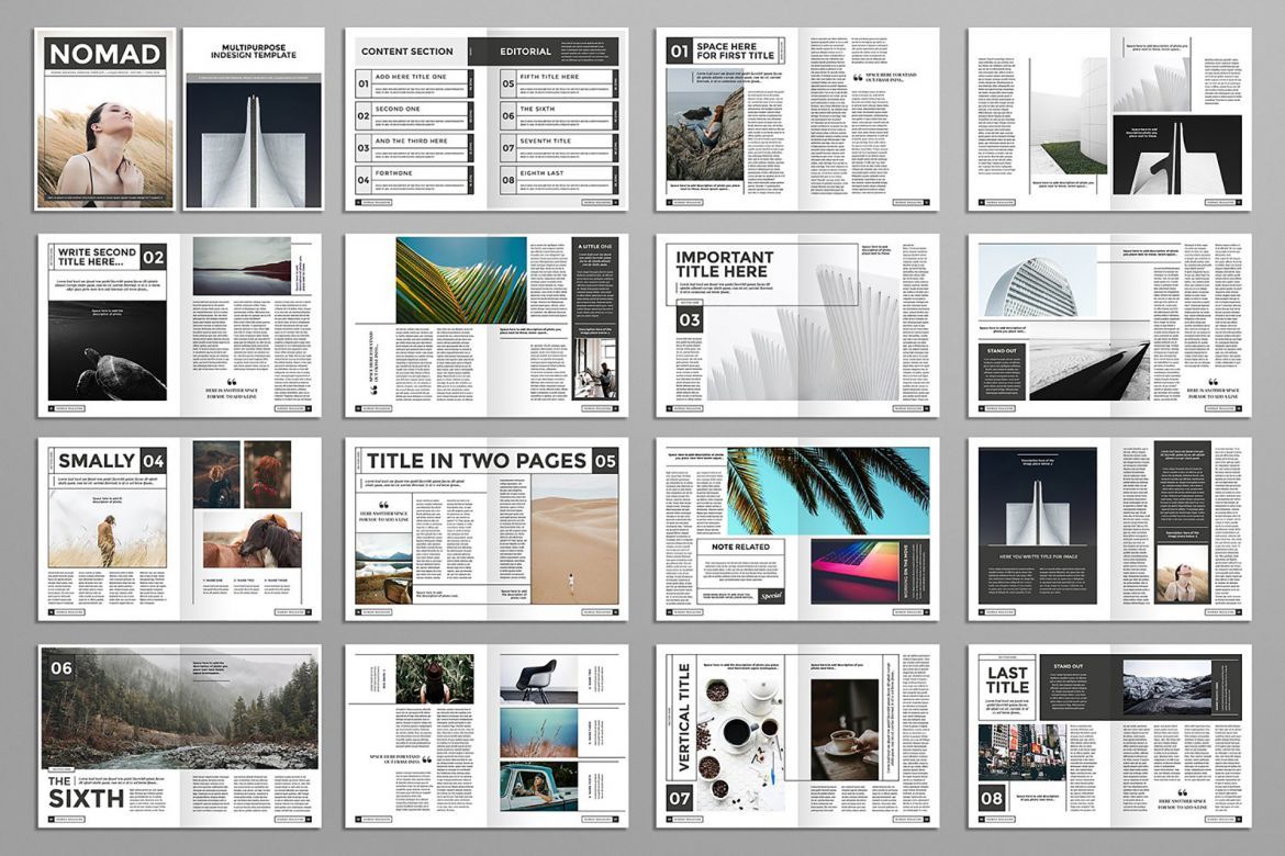 Nomad Magazine Brochure Template - view 17