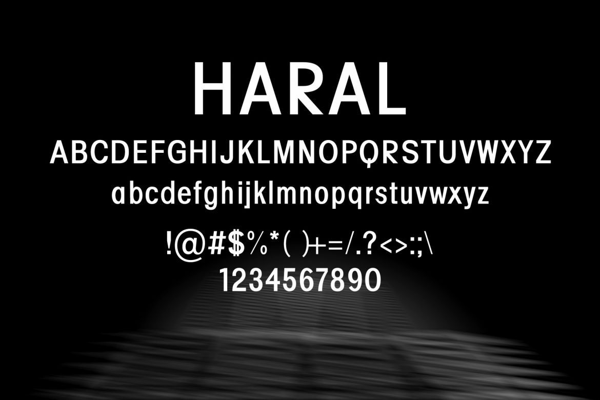 Haral Font - view 2