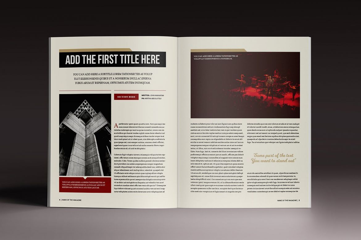 The Marshal Magazine Template - view 4