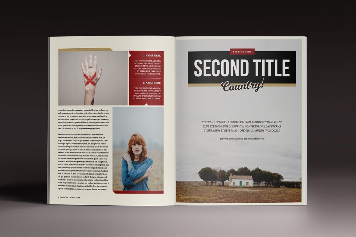 The Marshal Magazine Template - view 5