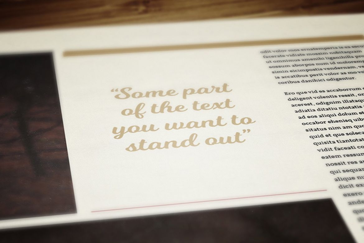 The Marshal Magazine Template - view 6