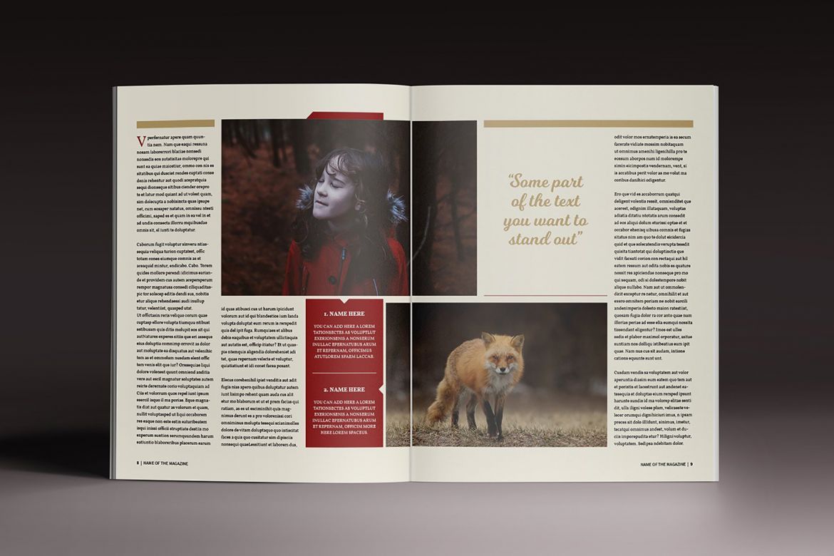 The Marshal Magazine Template - view 7