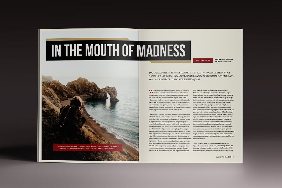 The Marshal Magazine Template - view 8