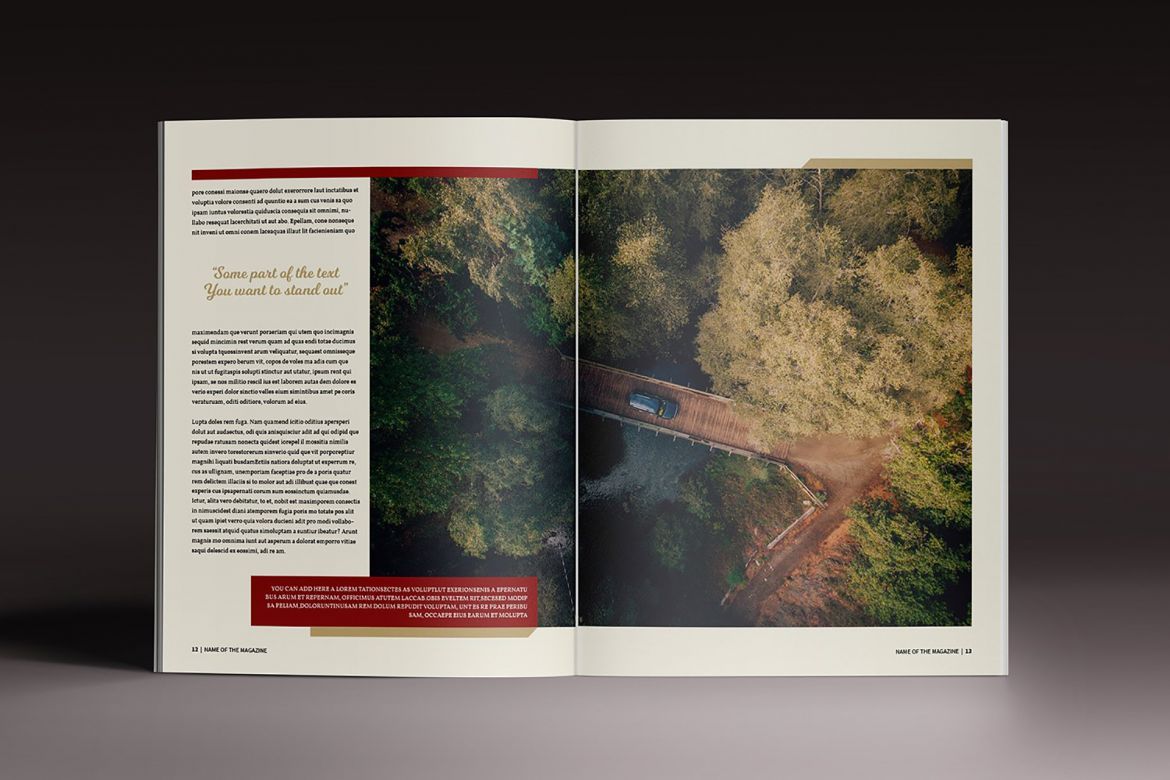 The Marshal Magazine Template - view 9