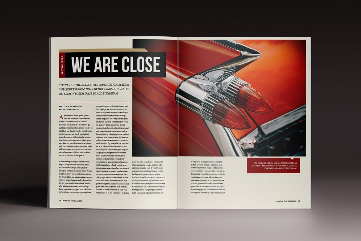 The Marshal Magazine Template - view 15