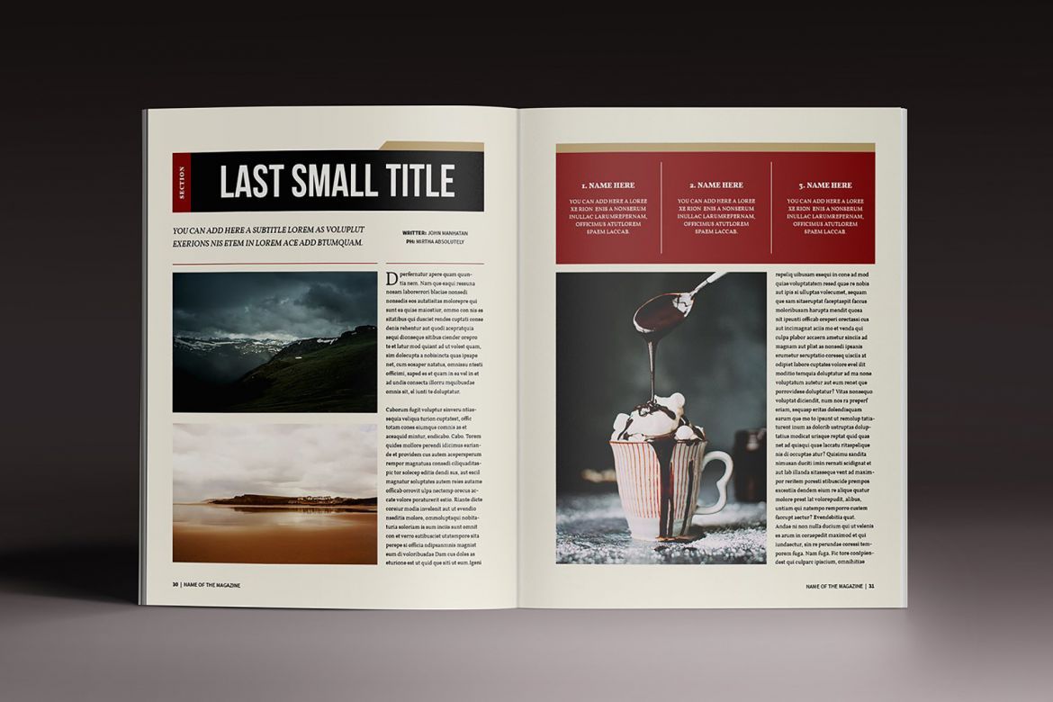 The Marshal Magazine Template - view 18