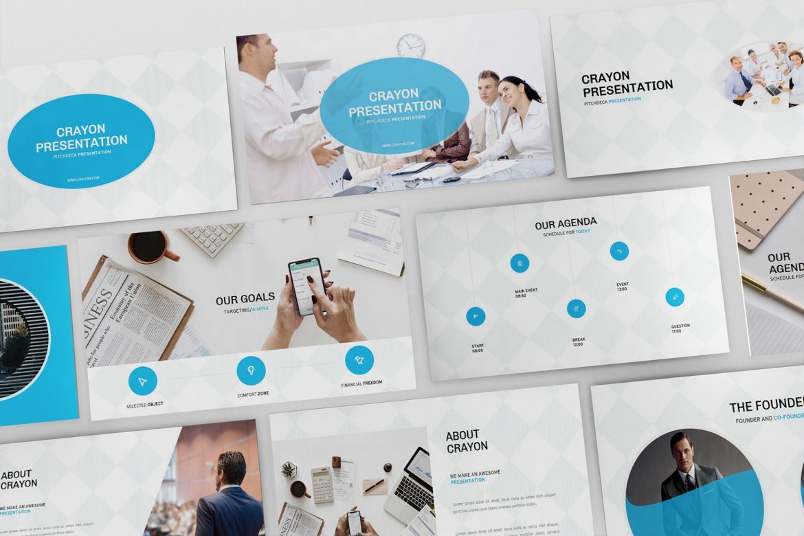 Pitch Deck Google Slide Template alternate