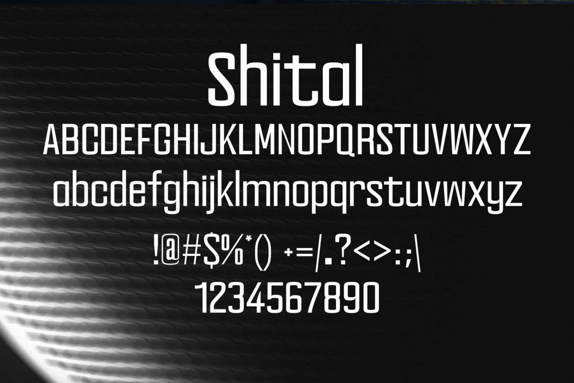 Shital Font - view 2