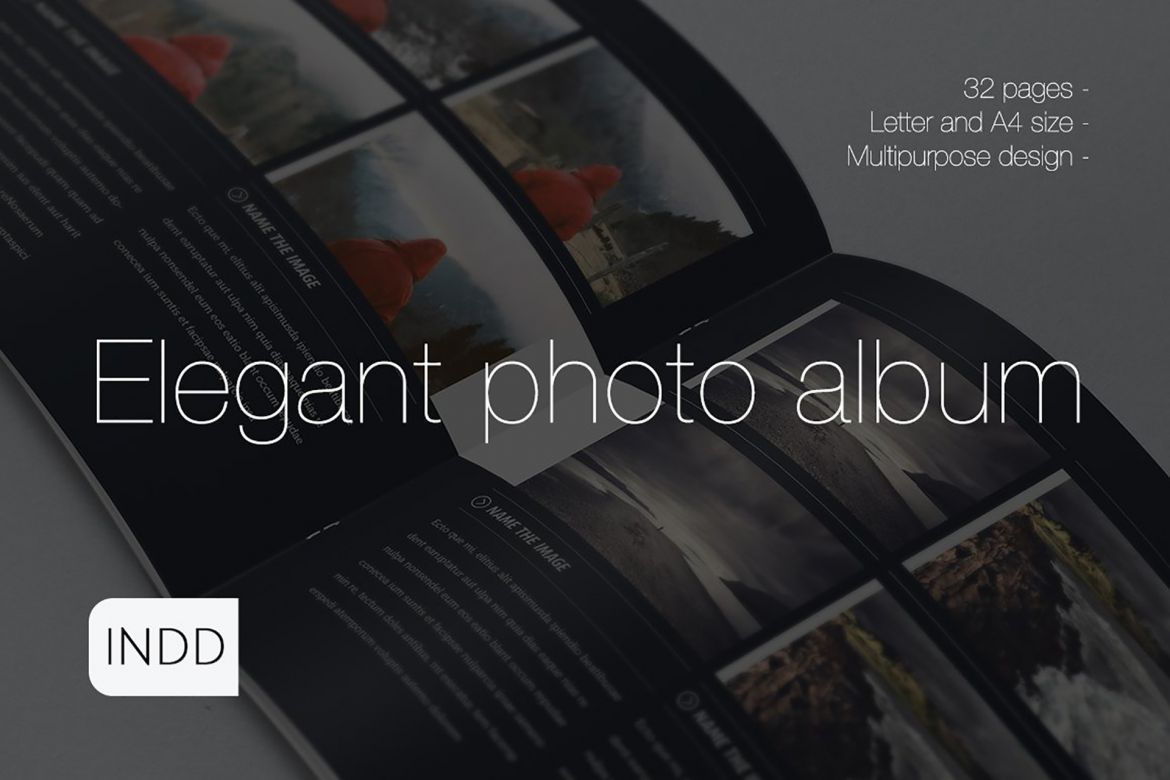 Elegant Photo Album A4 + Letter - view 3