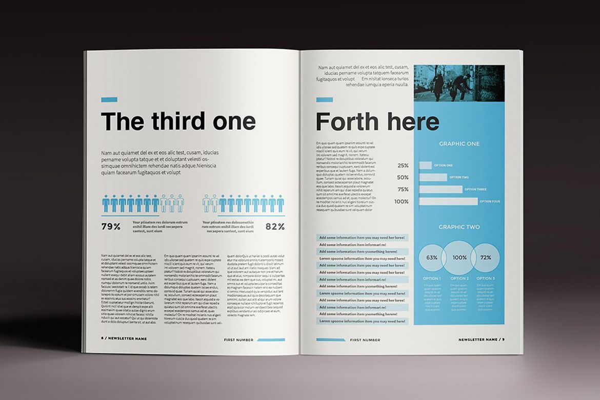 Newsletter Brochure - view 4