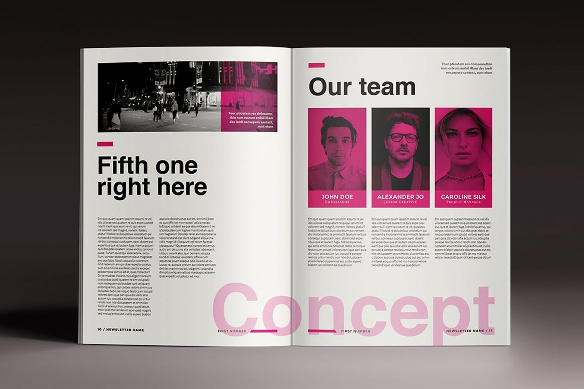 Newsletter Brochure - view 5