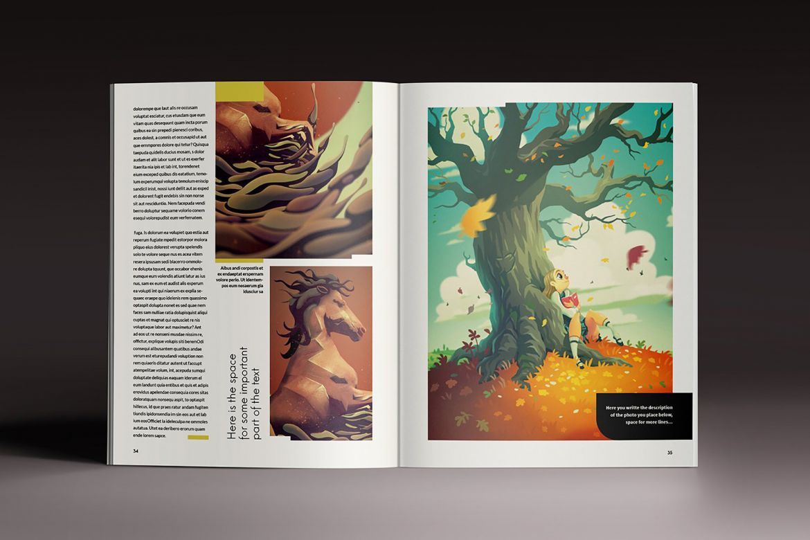 Design Magazine Brochure Template - view 15