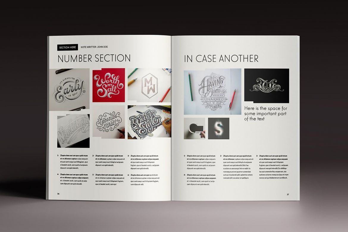 Design Magazine Brochure Template