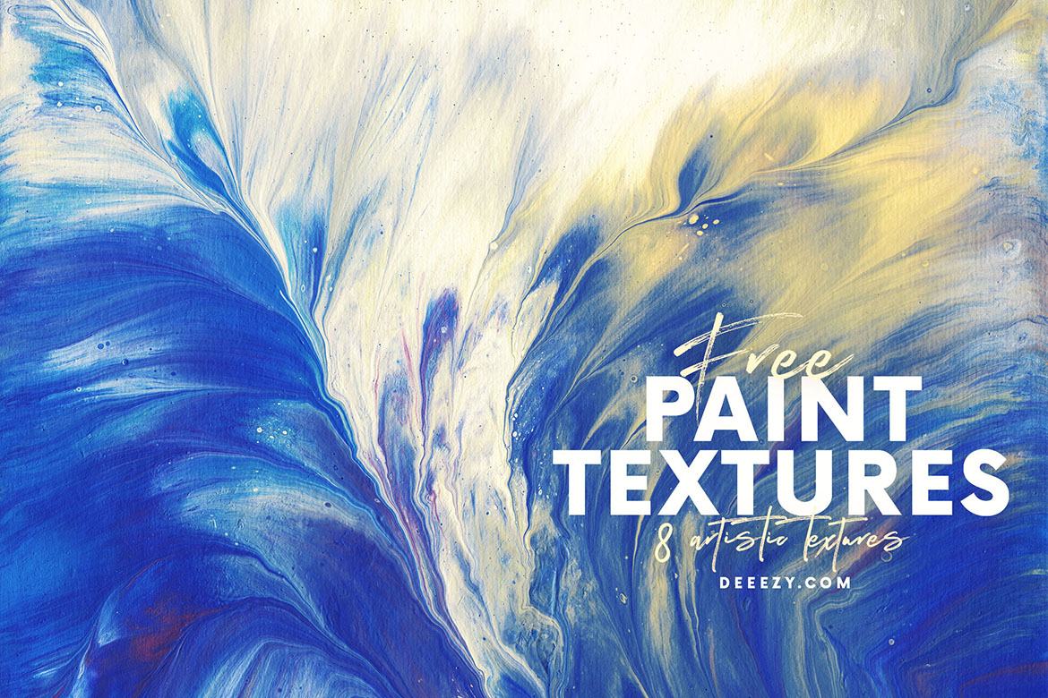 8 Free Artistic Paint Textures alternate