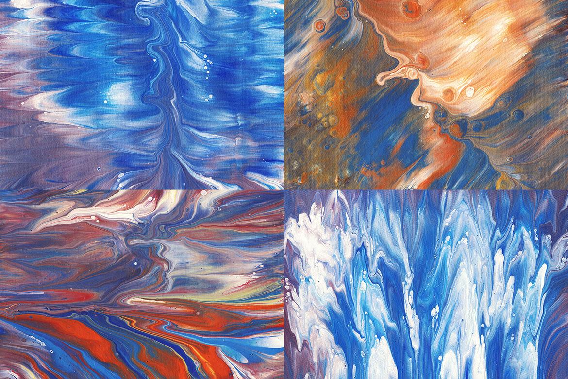 8 Free Artistic Paint Textures - view 5