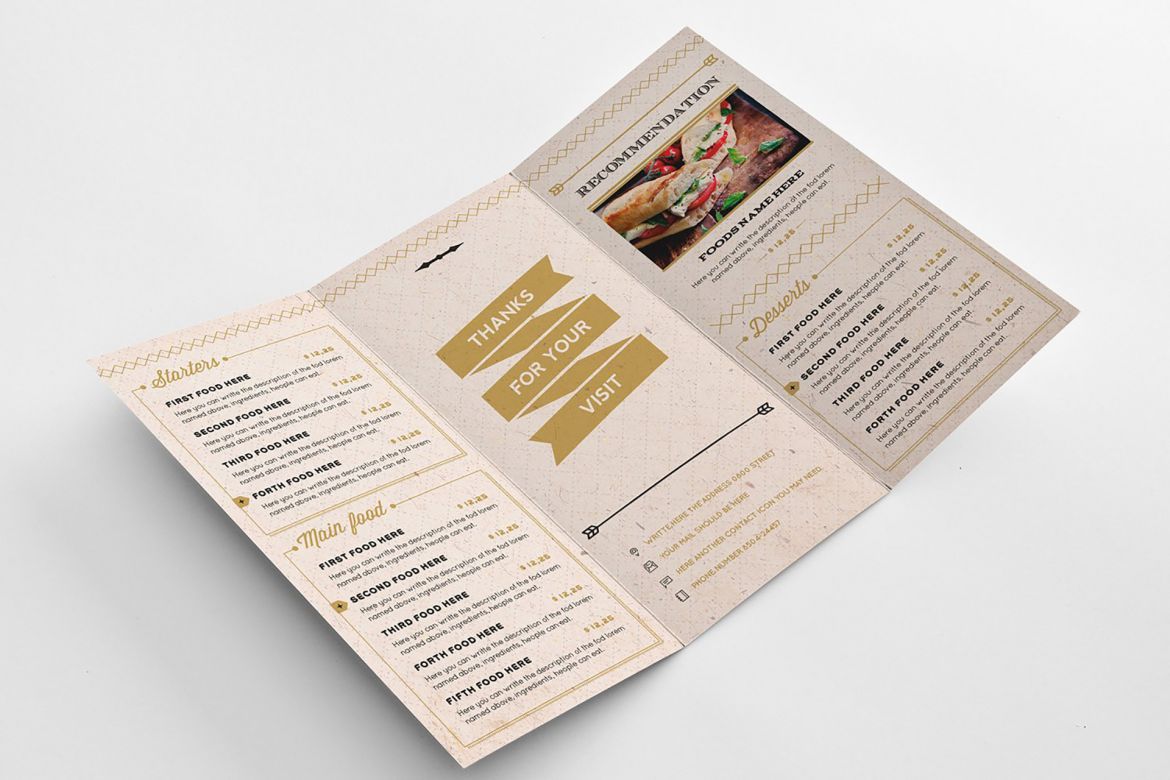 Elegant Food Menu 3 Light Version - view 4