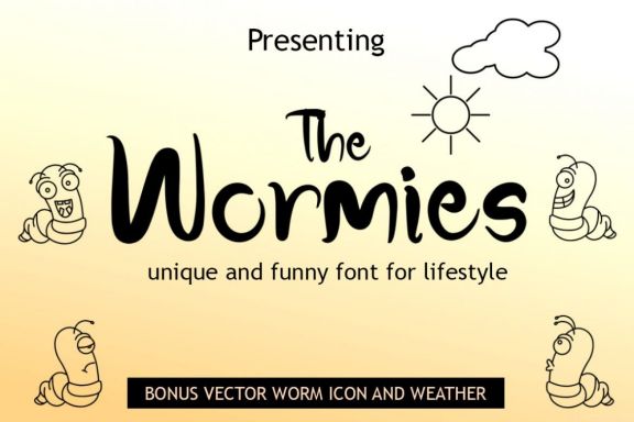 The Wormies Font