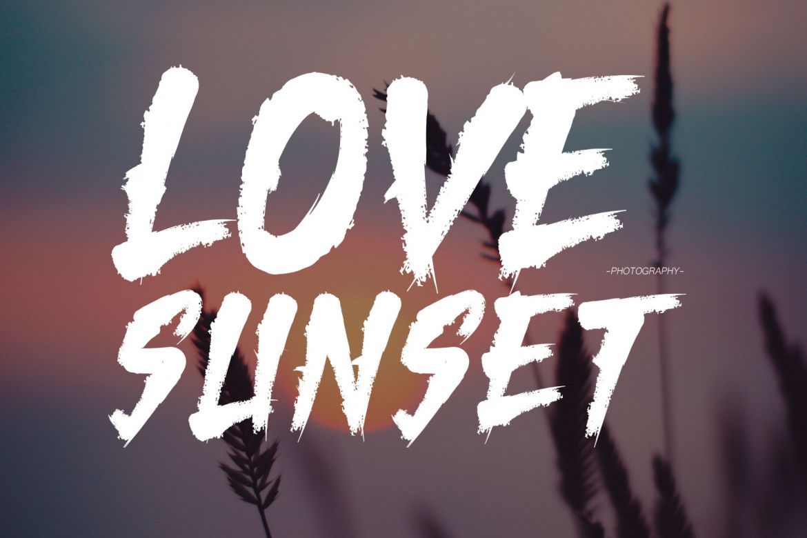 Dark Monk – Brush Font - view 3