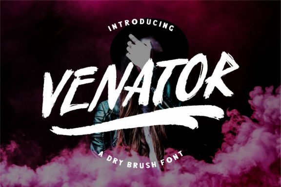 Venator Brush Font