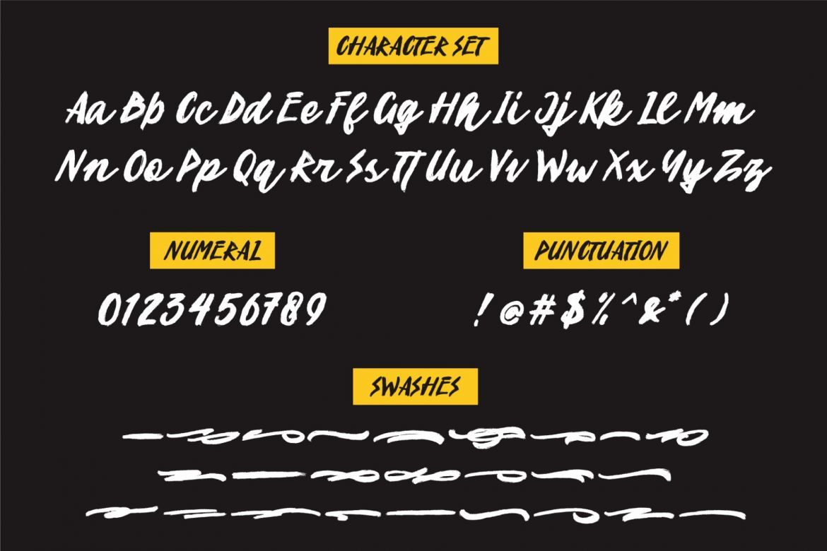 Venator Brush Font - view 5