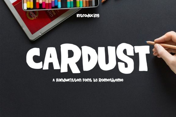 Cardust – Fun Font