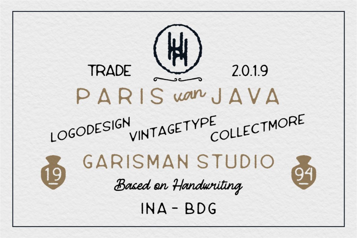 Hoolegan - Vintage Duo Font - view 3
